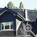 Detailfoto Dachsanierung - Überbau Mehrfamilienhaus