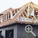 Detailfoto Dachsanierung - Aufstockung Privathaus in Selsten